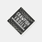 Serviette En Papier Fête de fiançailles au crabe ébouillanté (Coin)