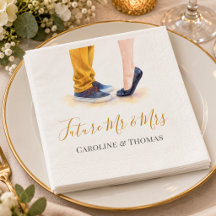 Fête de fiançailles chic et moderne à l'aquarelle