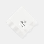 Serviette En Papier Fête de fiançailles pour anniversaire de mariage (Coin)