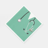 Serviette En Papier Fête de fin d'études Médicales (Coin)