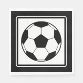 Serviette En Papier Fête de football (Devant)