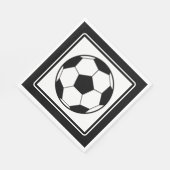 Serviette En Papier Fête de football (Coin)