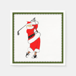 Serviette En Papier Fête de golf de vacances