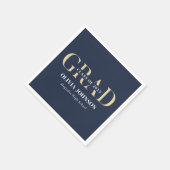 Serviette En Papier Fête de graduation minimale (Coin)