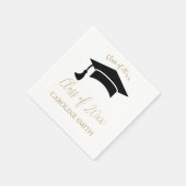Serviette En Papier Fête de graduation moderne (Coin)