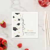 Serviette En Papier Fête de graduation personnalisée (En situation)