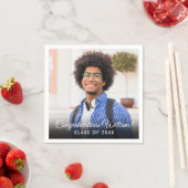 Serviette En Papier Fête de graduation photo de script moderne (En situation)