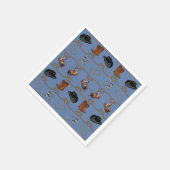 Serviette En Papier Fête de grange cowboy (Coin)