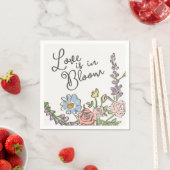 Serviette En Papier Fête de Jardin de Printemps Fête Prénuptiale Flora (En situation)