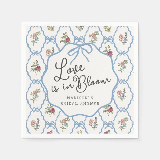 Serviette En Papier Fête de Jardin d'Été Robe de Mariée Florale Lumine (Devant)