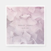 Serviette En Papier Fête de jardin hydrangée rose vif (Devant)