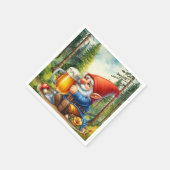 Serviette En Papier fête de la bière cool gnome (Coin)
