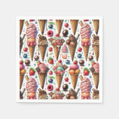Serviette En Papier Fête de la Glace (Devant)