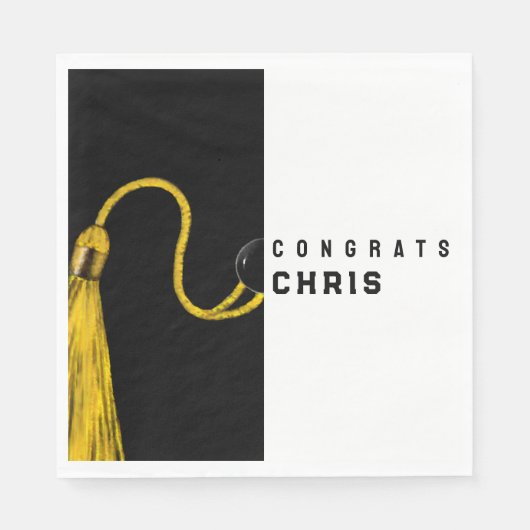 Serviette En Papier Fête de la graduation 2025 (Devant)
