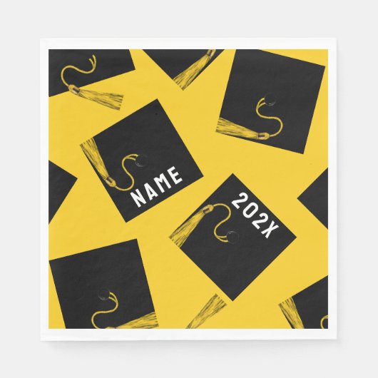 Serviette En Papier Fête de la graduation 2025 (Devant)