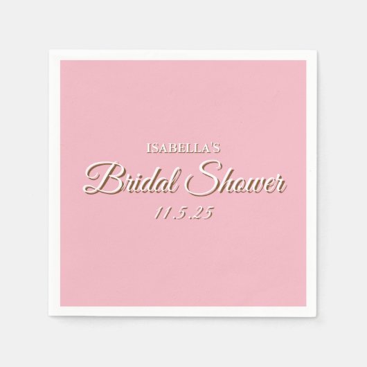 Serviette En Papier Fête de la mariée (Devant)