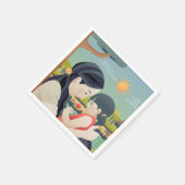 Serviette En Papier Fête de la mère et de l'enfant | Napkin (Coin)