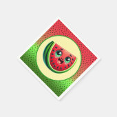 Serviette En Papier Fête de la pastèque (Coin)
