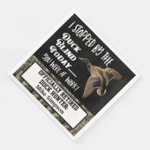 Serviette En Papier Fête de la retraite Camo Mallard (Coin)