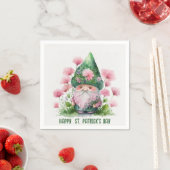 Serviette En Papier Fête de la Saint Patrick de Gnome en Irlande (En situation)
