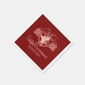 Serviette En Papier Fête de la Saint-Valentin pour célibataires Coupe (Coin)