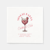 Serviette En Papier Fête de la Saint-Valentin pour Célibataires Filles (Devant)