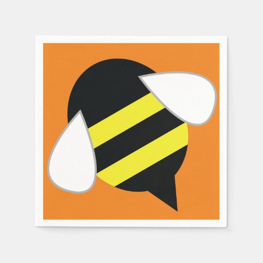 Serviette En Papier Fête de l'abeille (Devant)