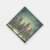 Serviette En Papier Fête de l'arbre de Noël (Coin)