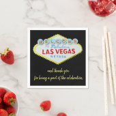 Serviette En Papier Fête de Las Vegas (En situation)