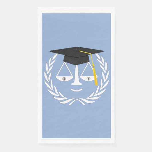 Serviette En Papier Fête de l'enseignement de droit (Devant)