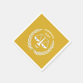 Serviette En Papier Fête de l'enseignement de droit (Coin)