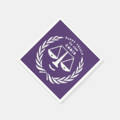 Serviette En Papier Fête de l'enseignement de droit (Coin)