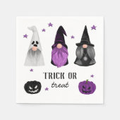 Serviette En Papier Fête de l'Halloween | Gnome Éffrayante (Devant)