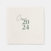 Serviette En Papier Fête de l'obtention du diplôme (Devant)