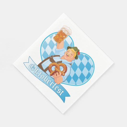 Serviette En Papier Fête de l'Oktoberfest (Coin)