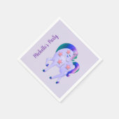 Serviette En Papier Fête de l'Unicorne Enfants (Coin)