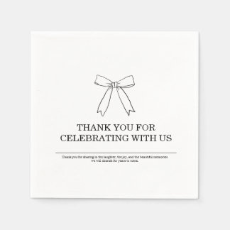 Serviette En Papier Fête de luxe personnalisée