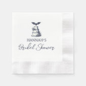 Serviette En Papier Fête de mariage avec gâteau (Devant)