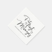 Serviette En Papier Fête de mariage avec Mimosas d'abord (Coin)