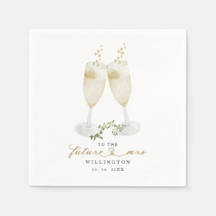 Serviette En Papier Fête de mariage Champenoise Feuillage Feuilles de