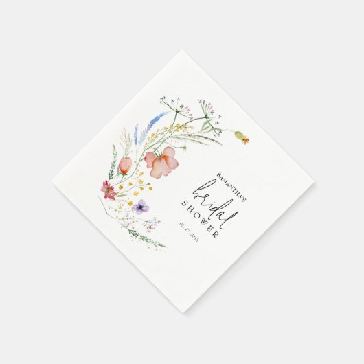 Serviette En Papier Fête de mariage champêtre (Coin)