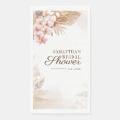 Serviette En Papier Fête de mariage champêtre chic en terre cuite avec (Devant)