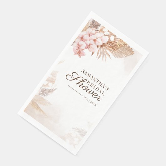 Serviette En Papier Fête de mariage champêtre chic en terre cuite avec (Coin)