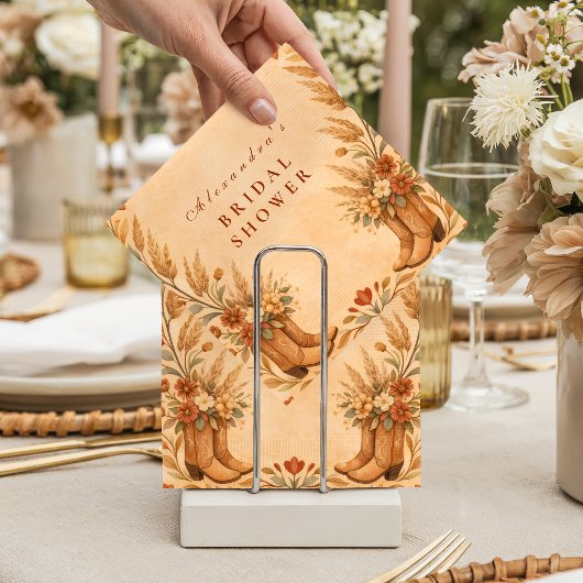 Serviette En Papier Fête de mariage champêtre Cowgirl