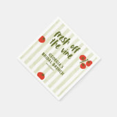 Serviette En Papier Fête de Mariage de Tomates Fresh Off The Vine (Coin)
