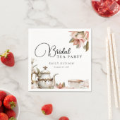 Serviette En Papier Fête de mariage élégante à thé (En situation)