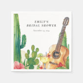 Serviette En Papier Fête de mariage floral Fiesta Cactus (Devant)