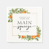 Serviette En Papier Fête de mariage Main Squeeze (Devant)