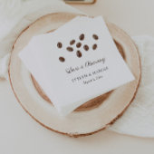 Serviette En Papier Fête de mariage mixte Love Is Brewing Coffee