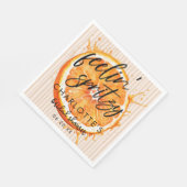 Serviette En Papier Fête de mariage personnalisée Amour dès la premièr (Coin)